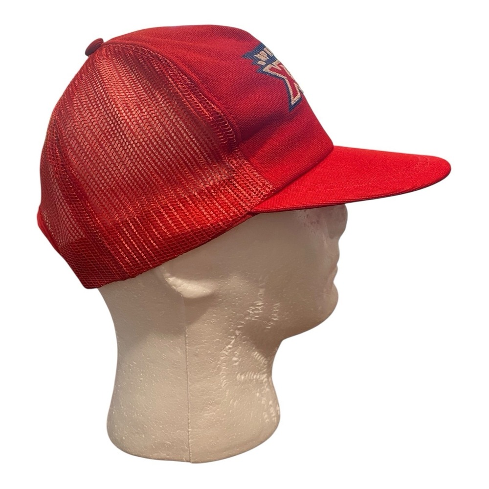 Super Bowl XXIII 23 Trucker Hat Cap Football NFL Winston Snapback USA Red Vtg - Picture 3 of 8